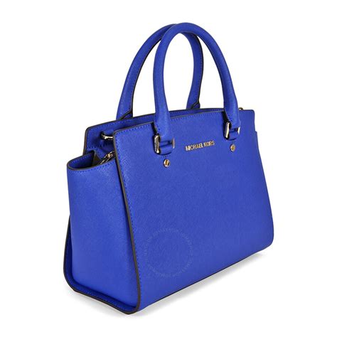 michael kors selma medium satchel blue|Michael Kors selma medium price.